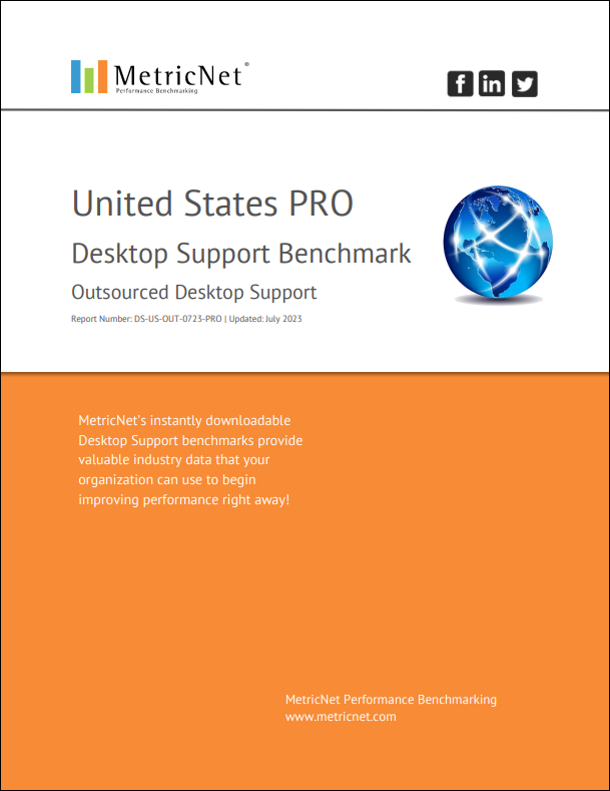 Desktop Support Benchmark PRO – United States – Outsourced