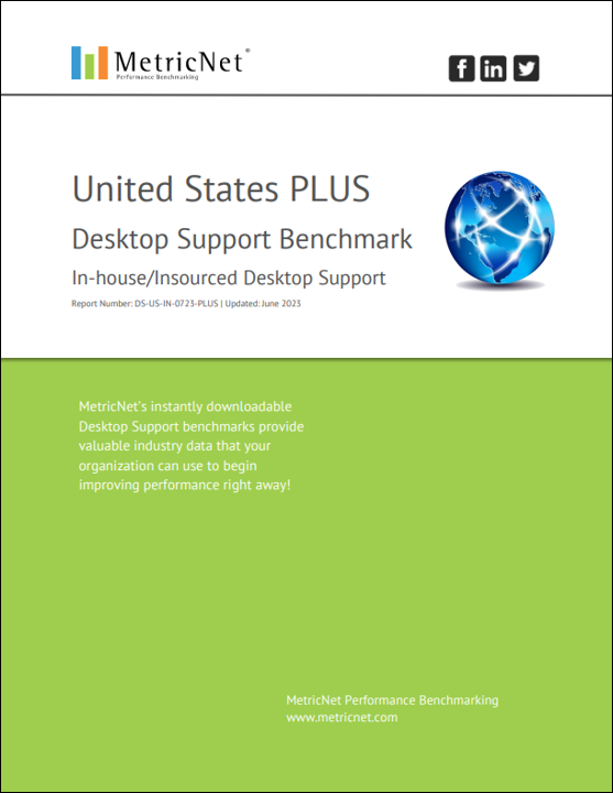 Desktop Support Benchmark PLUS - United States - Insourced
